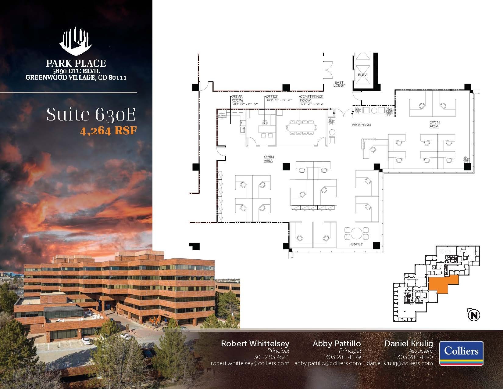 5690 DTC Blvd, Greenwood Village, CO à louer Plan d’étage– Image 1 sur 1