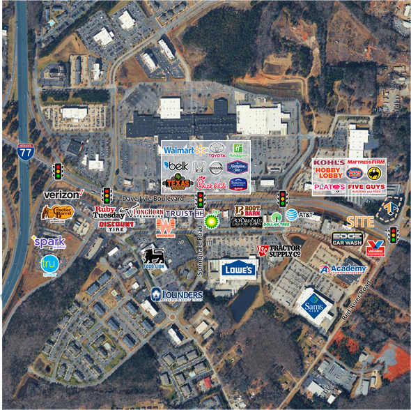 895 Red River Rd, Rock Hill, SC à vendre - Aérien – Image 2 sur 10