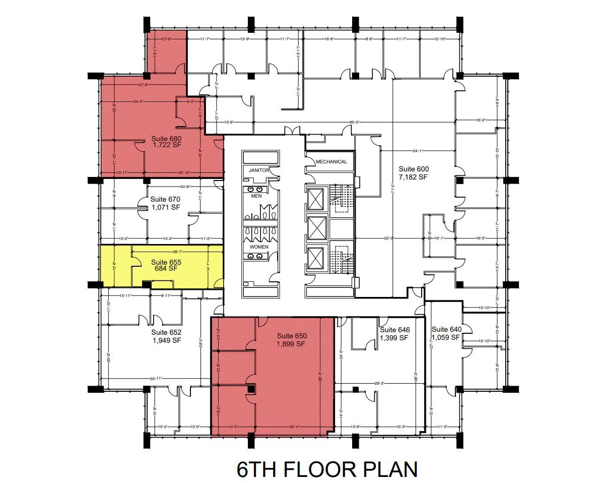 1111 Plaza Dr, Schaumburg, IL à louer Plan d’étage– Image 1 sur 2