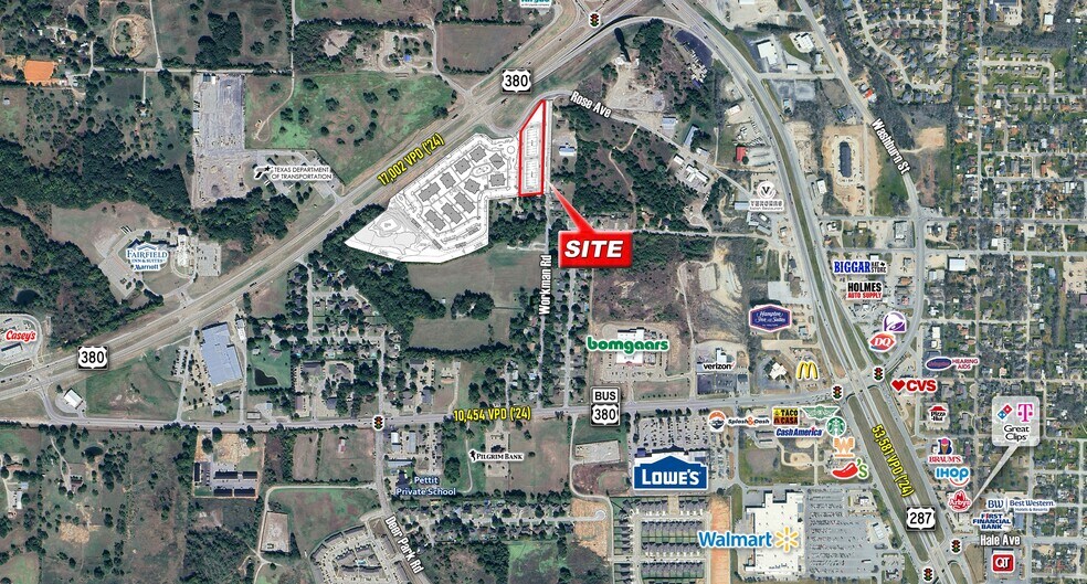 US Highway 380 & Rose Ave, Decatur, TX à louer - Photo de l’immeuble – Image 1 sur 9