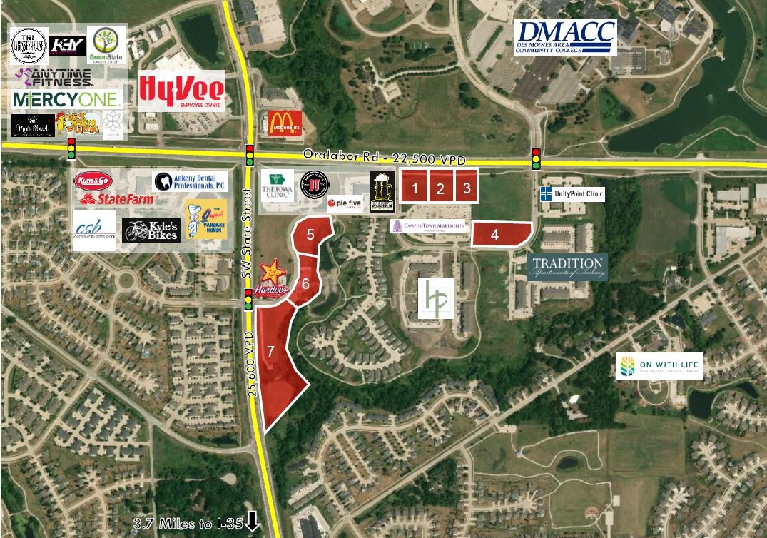 2nd Ave & SW Oralabor Rd, Ankeny, IA à vendre Photo principale– Image 1 sur 4