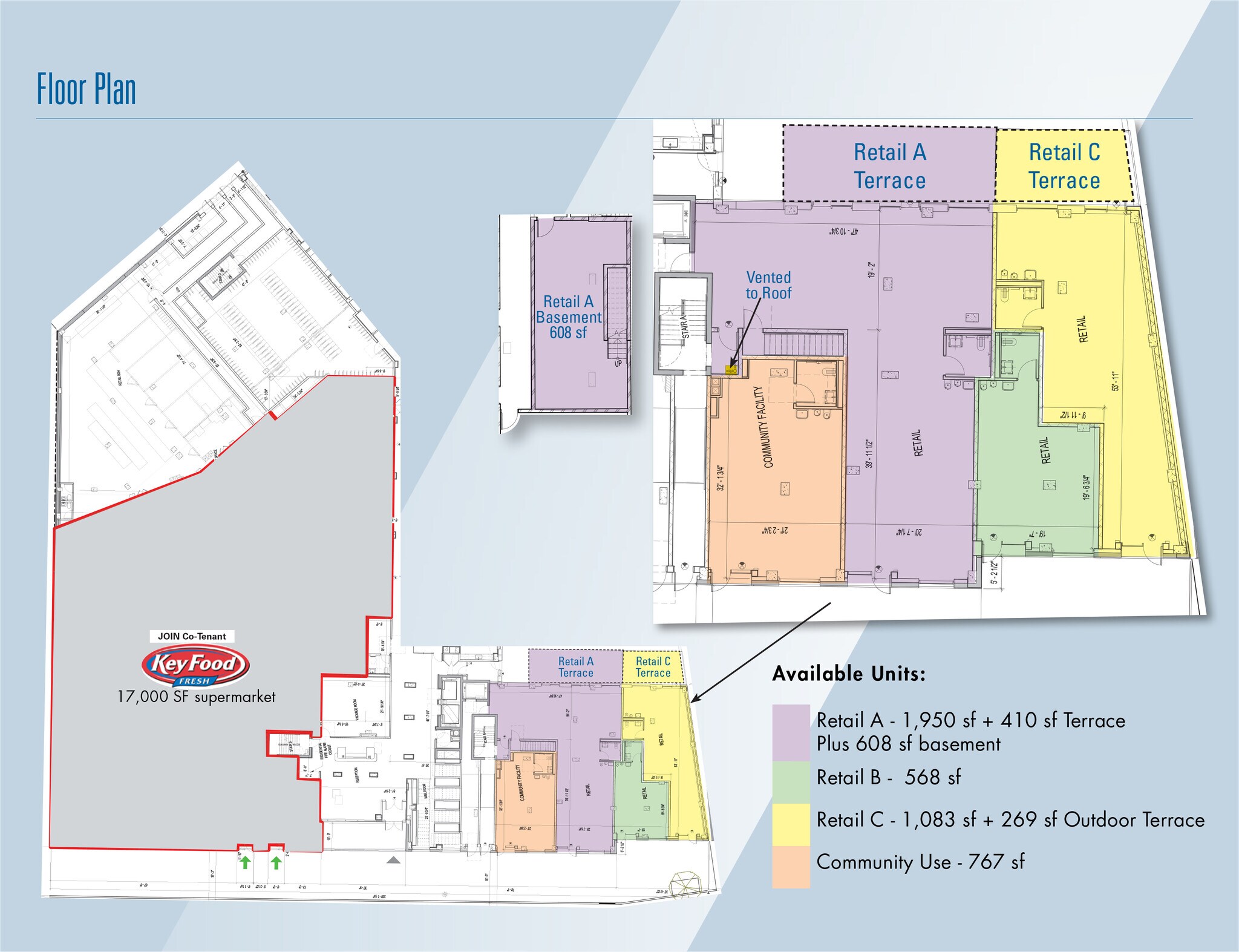 975 Nostrand Ave, Brooklyn, NY à louer Plan d’étage– Image 1 sur 2