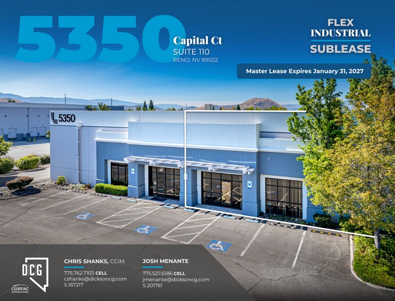 5350 Capital Ct, Reno, NV à louer - Photo de l’immeuble – Image 1 sur 9
