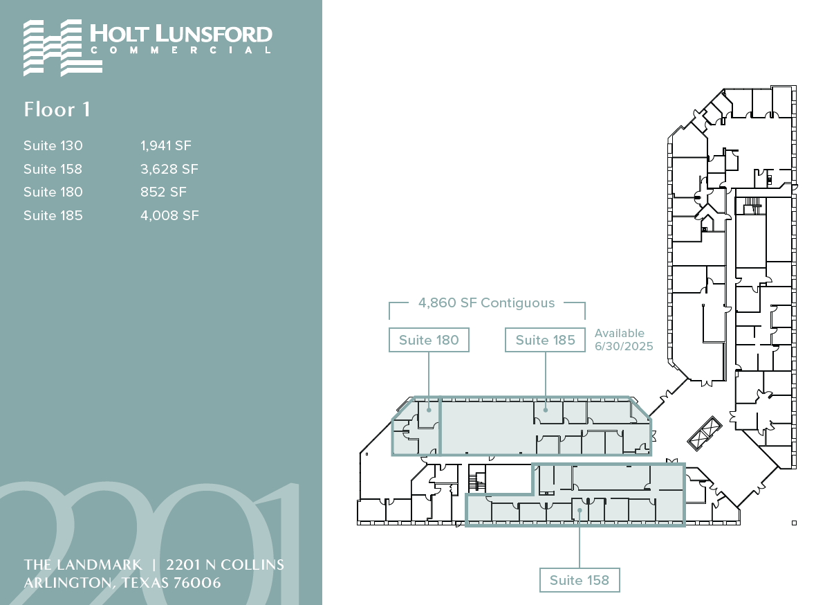 2201 N Collins St, Arlington, TX à louer Plan d’étage– Image 1 sur 1