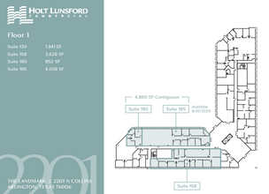 2201 N Collins St, Arlington, TX à louer Plan d’étage– Image 1 sur 1