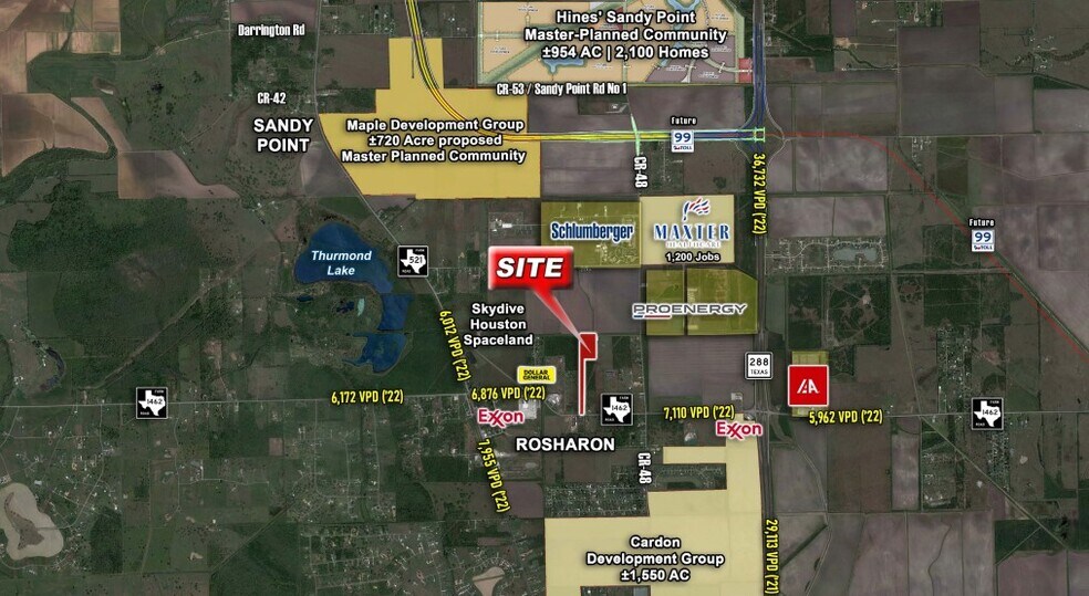 FM-1462 West of SH-288, Rosharon, TX à vendre - Photo de l’immeuble – Image 2 sur 2