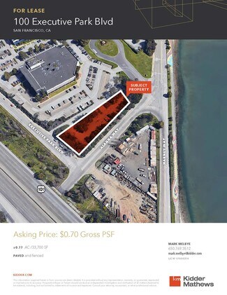 Plus de détails pour 100 Executive Park Blvd, Brisbane, CA - Terrain à louer