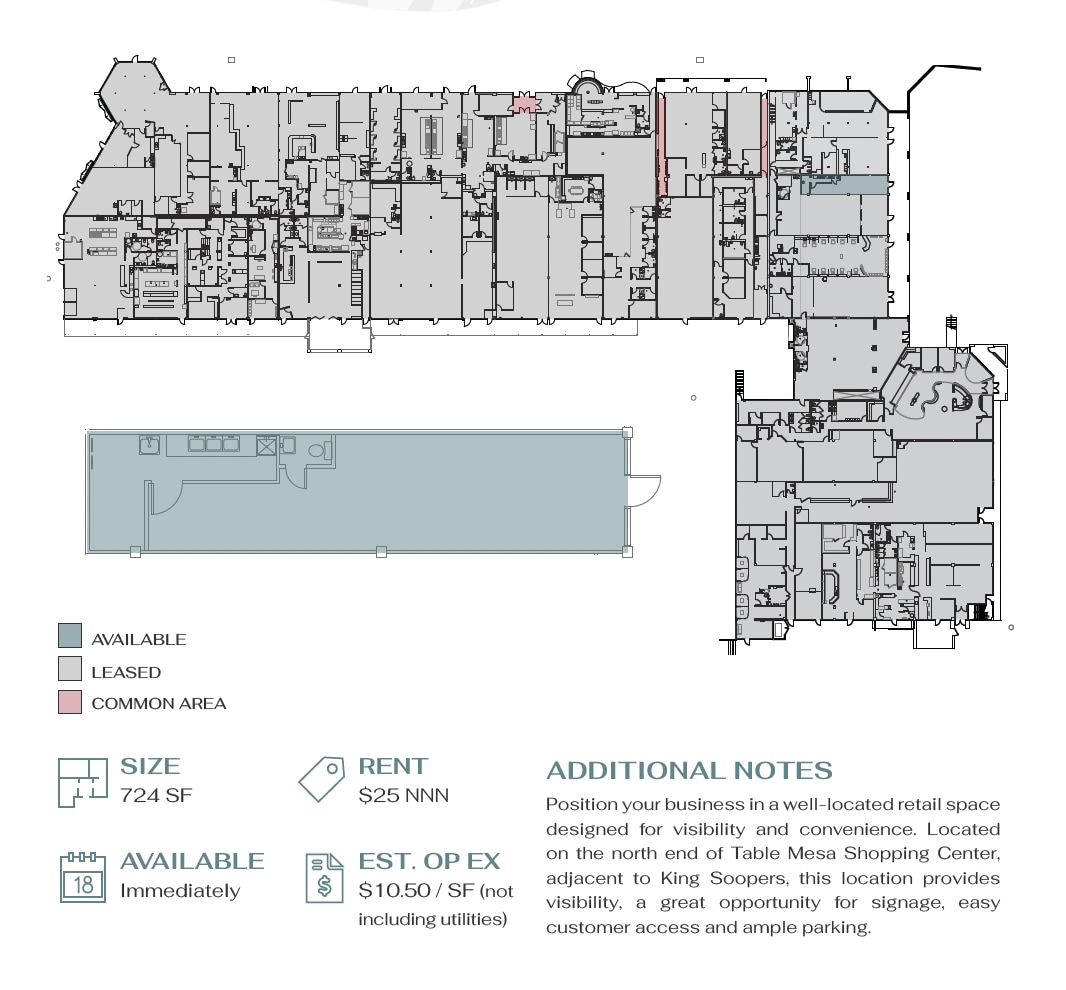 601-695 S Broadway St, Boulder, CO à louer Plan d’étage– Image 1 sur 3