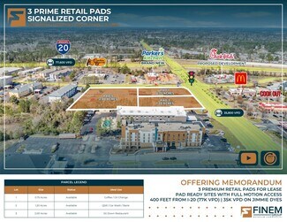 Plus de détails pour 4091 Jimmie Dyess Pkwy, Grovetown, GA - Terrain à louer