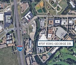 8737 King George Dr, Dallas, TX - Vue aérienne  vue de carte