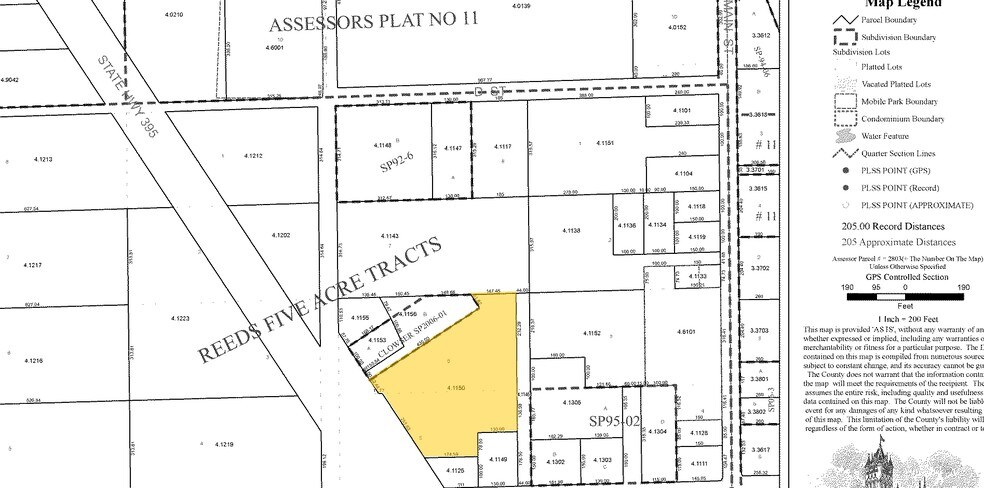 609 S Fir Ave, Deer Park, WA à vendre - Plan cadastral – Image 3 sur 9