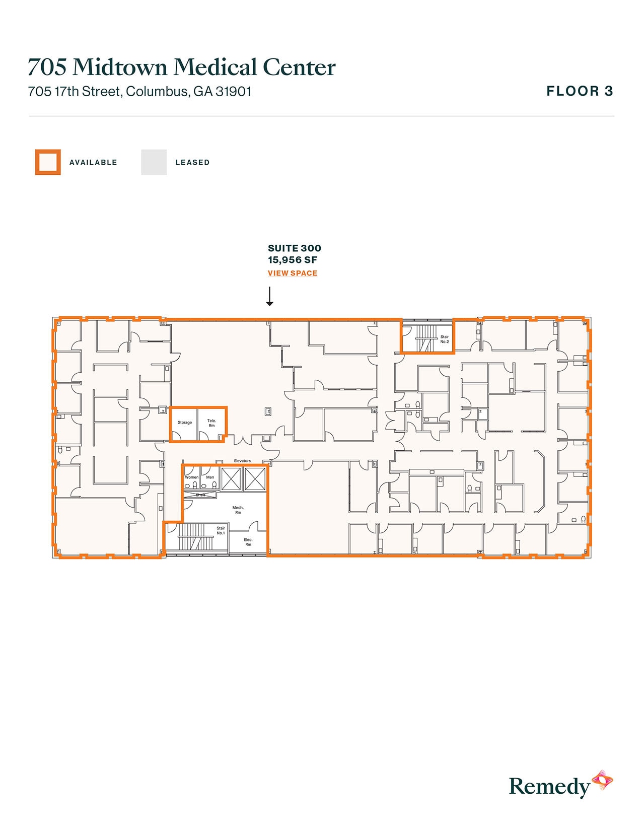 705 17th St, Columbus, GA à louer Plan d’étage– Image 1 sur 1