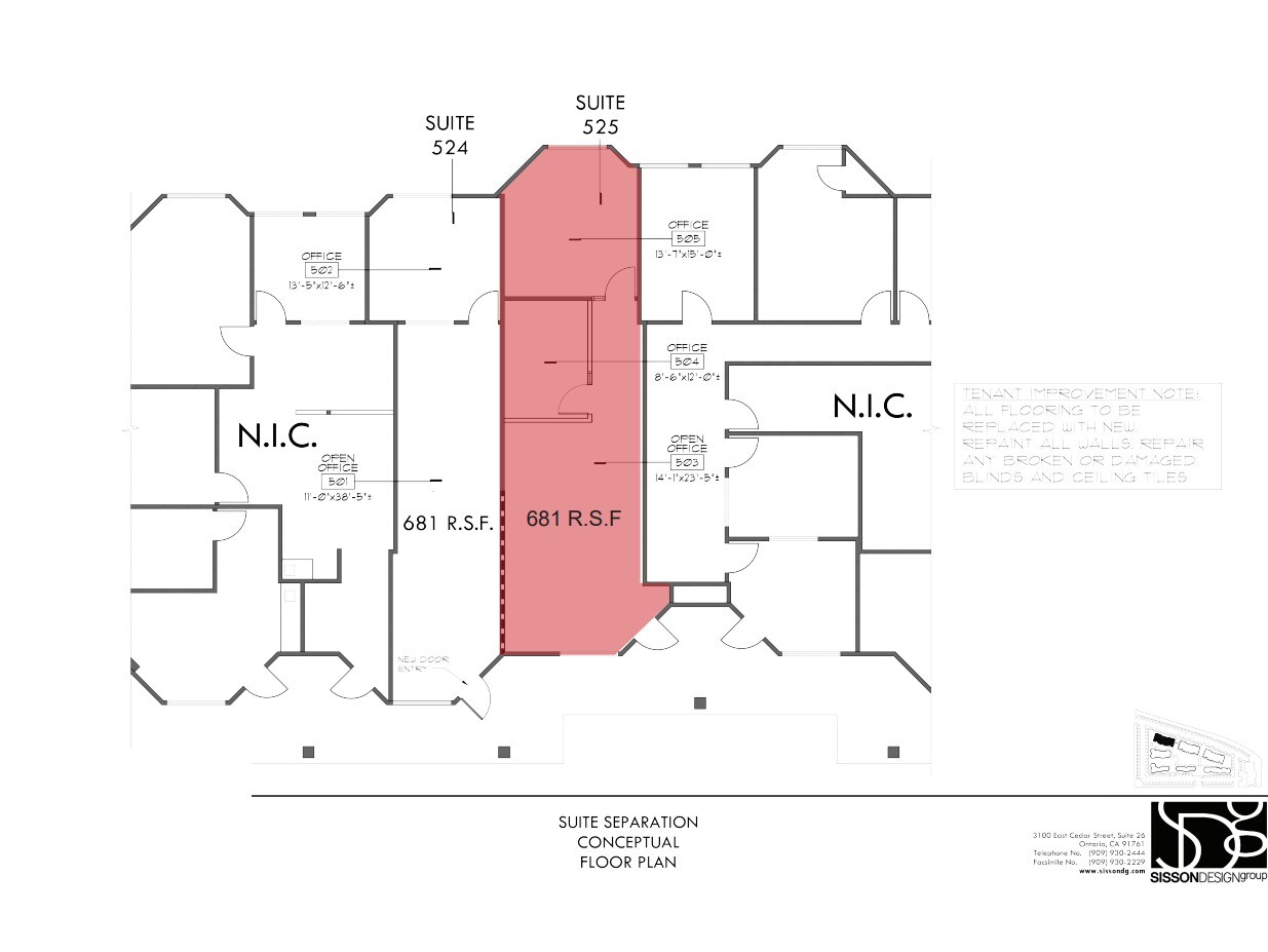 3600 Lime St, Riverside, CA à louer Plan d’étage– Image 1 sur 1