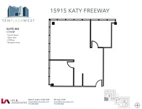 15915 Katy Fwy, Houston, TX à louer Plan d’étage– Image 1 sur 1