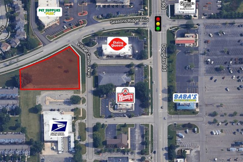 NWC Seasons Ridge Rd & Village Center Pkwy, Montgomery, IL à vendre - Photo de l’immeuble – Image 1 sur 1