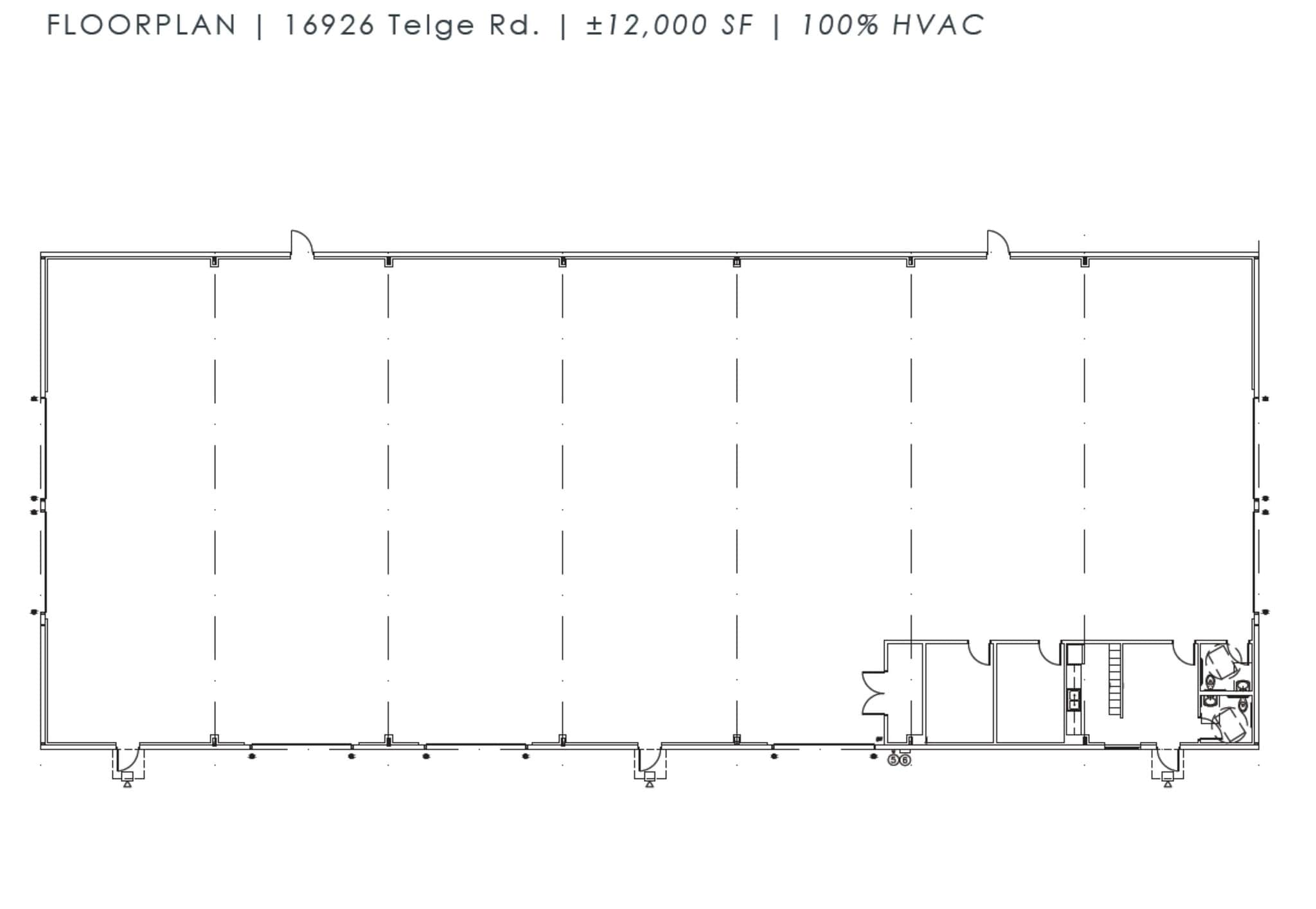 16906 Telge Rd, Cypress, TX à louer Plan d’étage– Image 1 sur 1