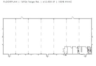 16906 Telge Rd, Cypress, TX à louer Plan d’étage– Image 1 sur 1
