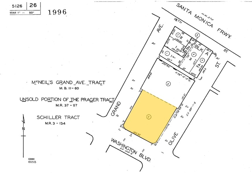 233 W Washington Blvd, Los Angeles, CA à vendre - Plan cadastral – Image 3 sur 4