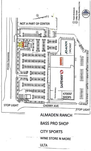 4950 Almaden Expy, San Jose, CA à louer - Plan de site – Image 2 sur 4