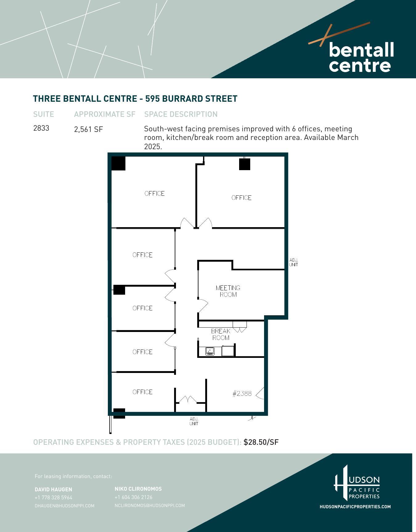595 Burrard St, Vancouver, BC à louer Plan d’étage– Image 1 sur 1