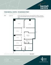 595 Burrard St, Vancouver, BC à louer Plan d’étage– Image 1 sur 1