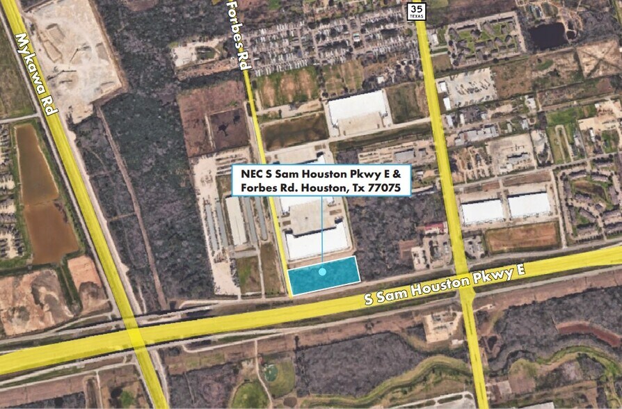 NEC S Sam Houston E Pkwy & Forbes Rd, Houston, TX à vendre - Aérien – Image 1 sur 1