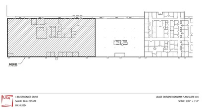 1 Electronics Dr, Hamilton, NJ à louer Plan d’étage– Image 2 sur 5