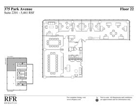 375 Park Ave, New York, NY à louer Plan de site– Image 2 sur 2