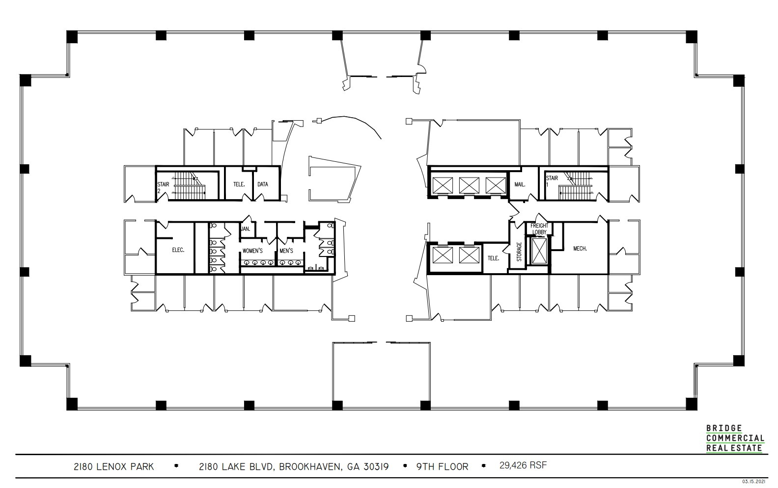 1277 Lenox Park Blvd, Atlanta, GA à louer Plan d’étage– Image 1 sur 1