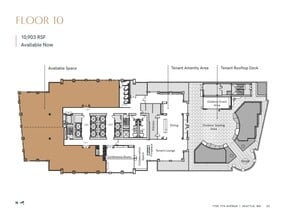 1700 7th Ave, Seattle, WA à louer Plan d’étage– Image 1 sur 1