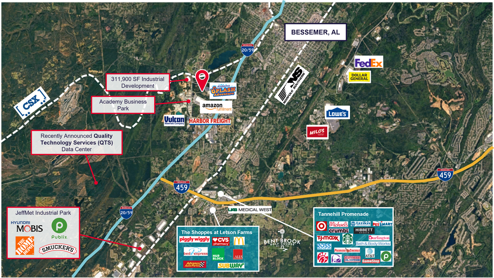 Powder Plant Road & I-20, Bessemer, AL à vendre - Photo de l’immeuble – Image 3 sur 3