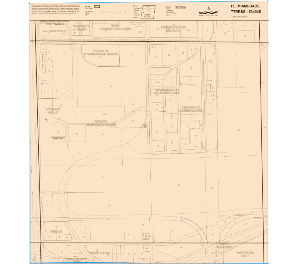 2441-2481 NW 72nd Ave, Miami, FL à louer Plan cadastral– Image 1 sur 1