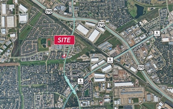 9511 Huffmeister Rd., Houston, TX à louer Aérien– Image 2 sur 3