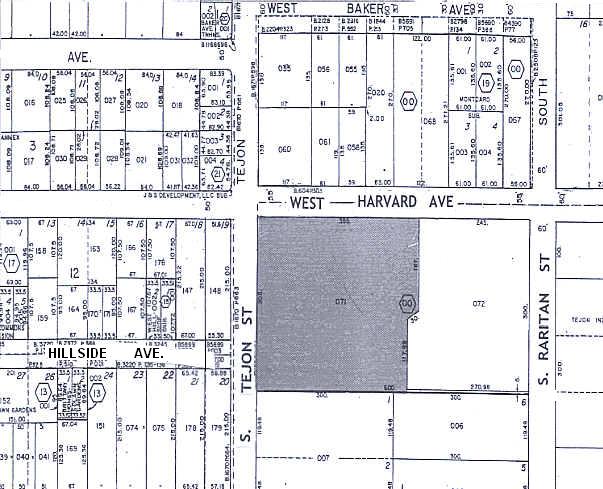 2500 S Tejon St, Englewood, CO à louer - Plan cadastral – Image 3 sur 5