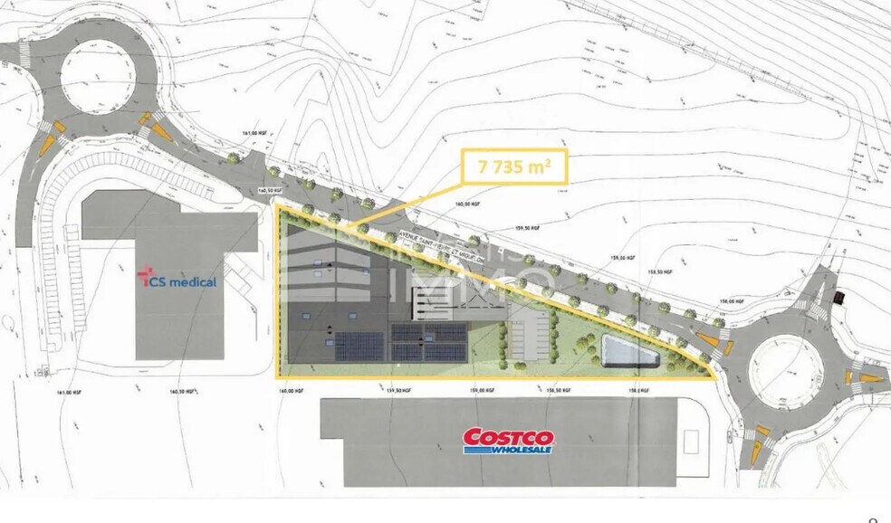 Bureau dans Villebon-sur-Yvette à louer - Plan de site – Image 2 sur 4