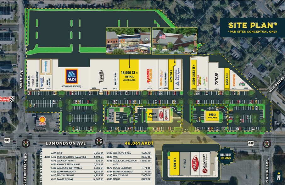 Edmondson Ave, Baltimore, MD à louer - Plan de site – Image 3 sur 3