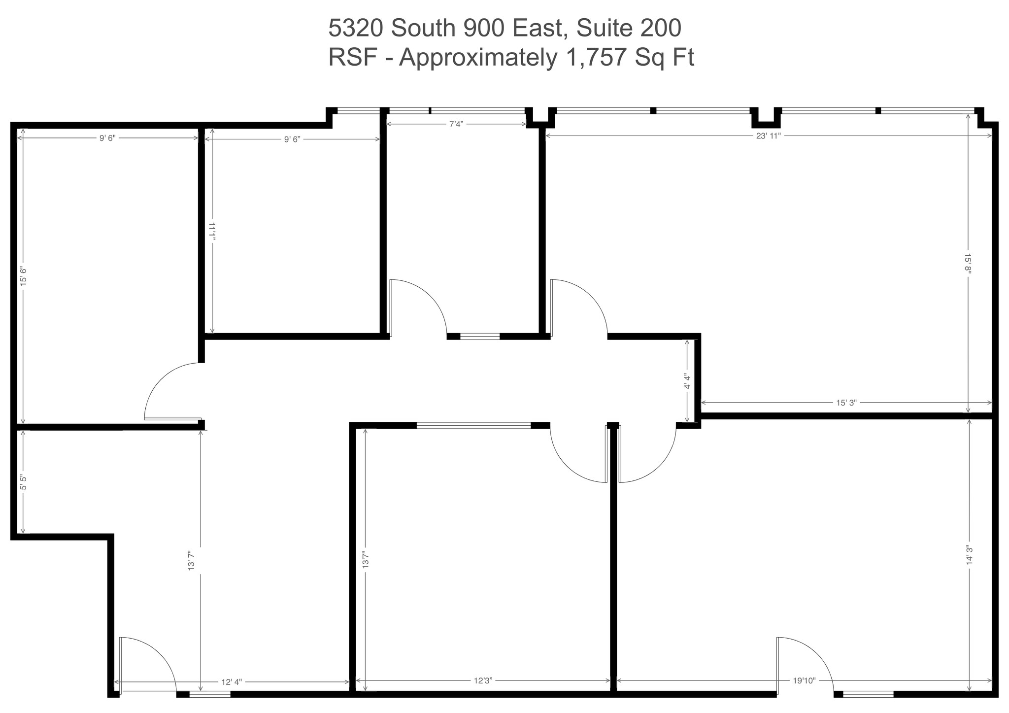 5330 S 900 E, Salt Lake City, UT à louer Plan de site– Image 1 sur 1
