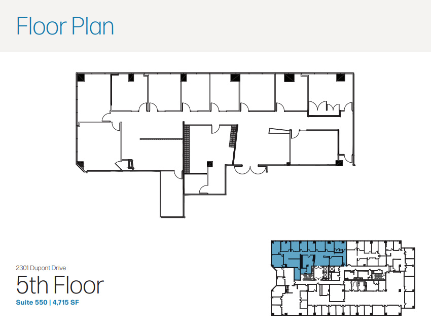 2201 DuPont Dr, Irvine, CA à louer Plan d’étage– Image 1 sur 1