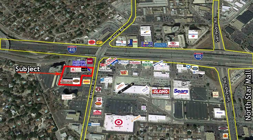 6900-6999 Blanco Rd, San Antonio, TX à louer - Aérien – Image 3 sur 24
