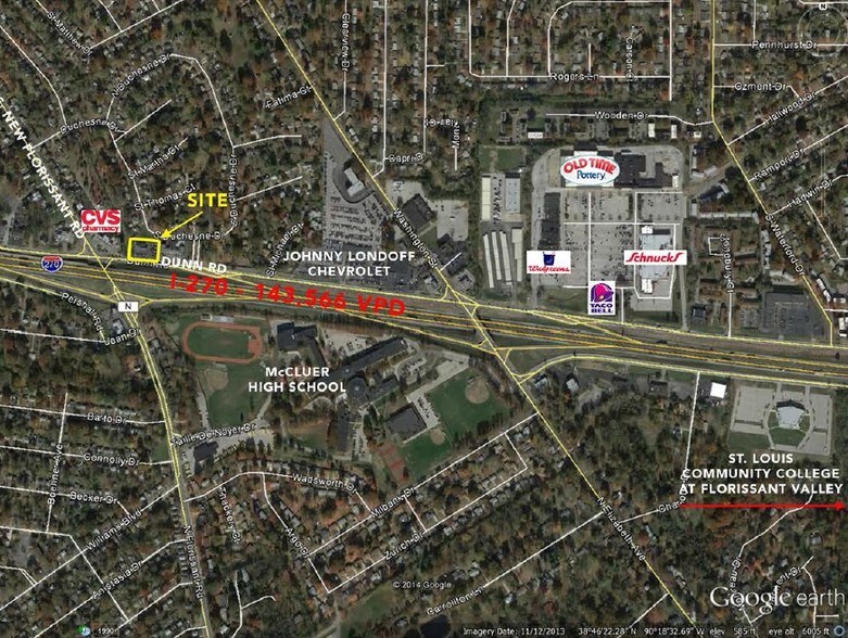 1125 Dunn Rd, Florissant, MO à vendre - Aérien – Image 2 sur 2