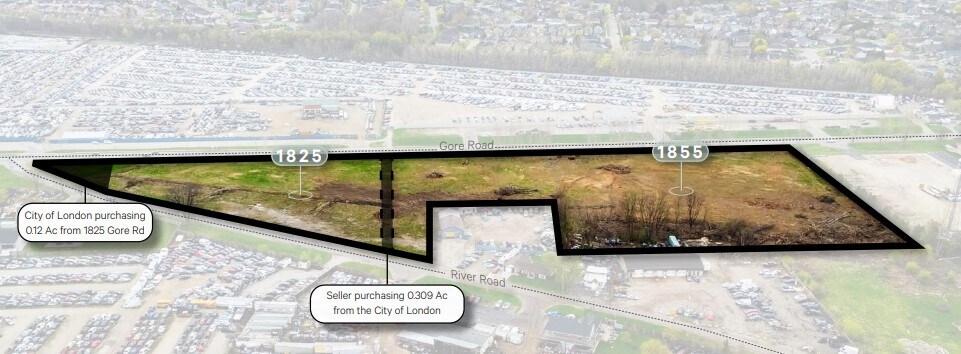 1825-1855 Gore Rd portefeuille de 2 biens à vendre sur LoopNet.fr - Photo principale – Image 1 sur 4