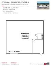 8851 West Fwy, Fort Worth, TX à louer Plan d’étage– Image 1 sur 1
