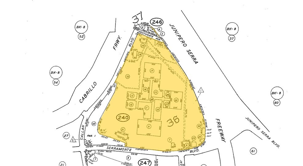 3-127 Serramonte Ctr, Daly City, CA à louer - Plan cadastral – Image 3 sur 7