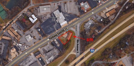 9009 Parkway E, Birmingham, AL - VUE AÉRIENNE vue de carte