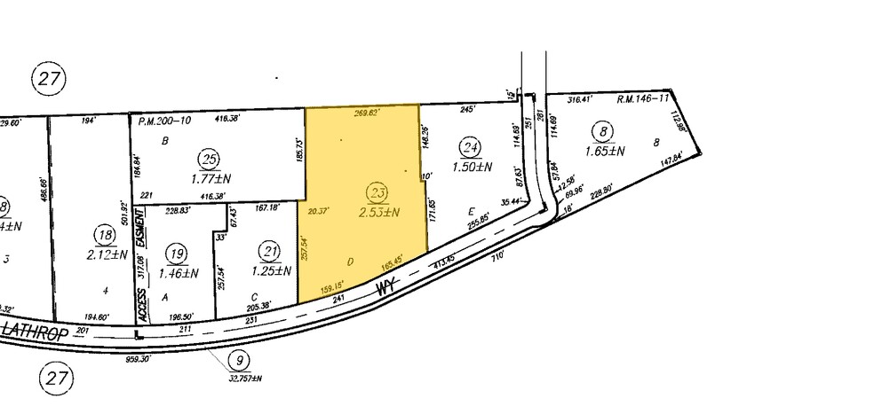 241 Lathrop Way, Sacramento, CA à louer - Plan cadastral – Image 3 sur 7