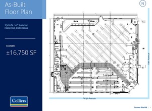 2500 N 10th Ave, Hanford, CA à louer Plan d’étage– Image 1 sur 1