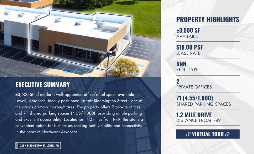 225 N Bloomington St, Lowell, AR à louer - Photo de l’immeuble – Image 2 sur 5