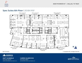 2525 McKinnon St, Dallas, TX à louer Plan d’étage– Image 1 sur 2