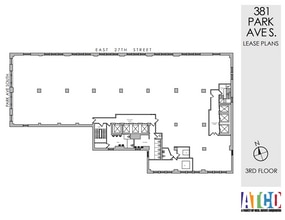 381 Park Ave S, New York, NY à louer Plan d’étage– Image 1 sur 3