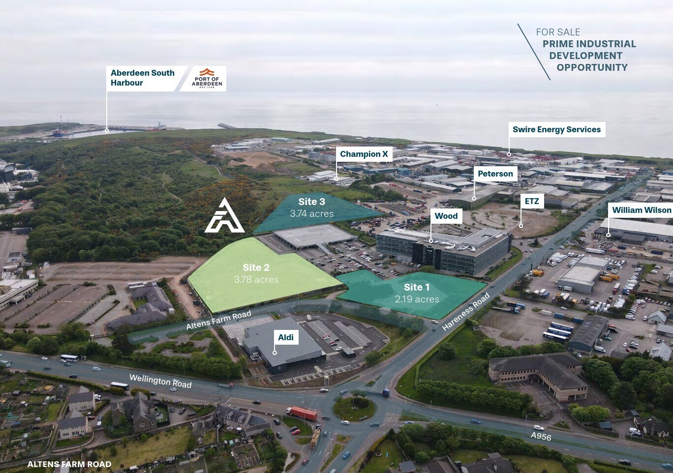 Altens Industrial Estate portefeuille de 3 biens à vendre sur LoopNet.fr Aérien– Image 1 sur 3